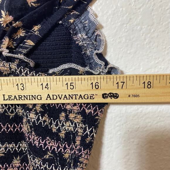 Jessica Simpson Clarice Cap Sleeve Smocked Tiered Floral Maxi Dress Sz Large NWT - Picture 5 of 8